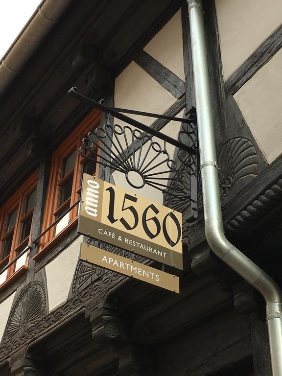 Apartments Anno 1560 เควดลินบวร์ก ภายนอก รูปภาพ