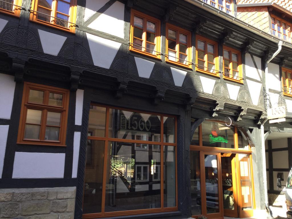 Apartments Anno 1560 เควดลินบวร์ก ภายนอก รูปภาพ